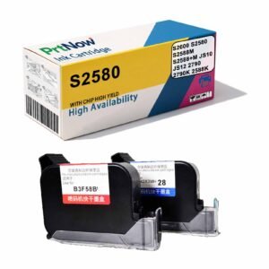 Jianyingchen Compatible Uncrypted 2580 Handheld Quick Dry Coding Machine Ink Cartridge for S2600/JS10/JS12/2790/K-PrtNow
