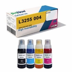 Suitable for Epson L3255 Ink 004 Black and Color Refill Ink for Epson L3255 Inkjet Printer-PrtNow