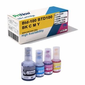 Compatible Brother BTD100 Ink DCP-T430 T536W T539W T735W Continuous Ink Supply Printer Ink-PrtNow