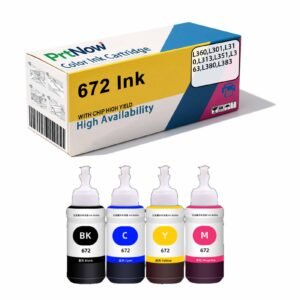 Compatible with Epson 672 Ink L360 L301 L310 L313 L351 L363 L380 L383 Color Ink