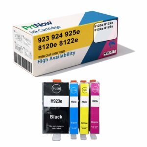 Jianying Chen Compatible with HP 923/924/925e Black Color Ink Cartridge HP 8120e/8122e/8124e/8125e